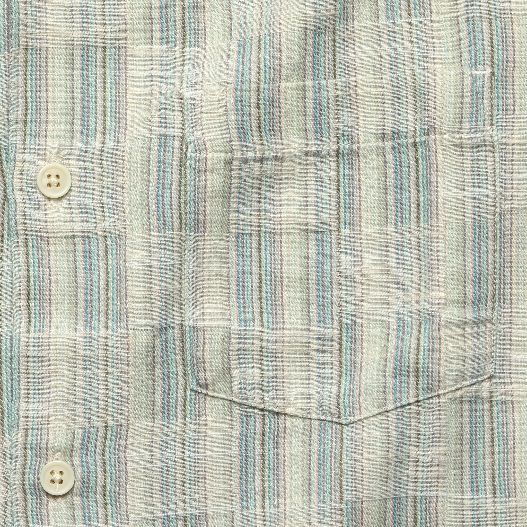 Check Jacquard Shirt - Blue - Corridor - STAG Provisions - Tops - S/S Woven - Other Pattern