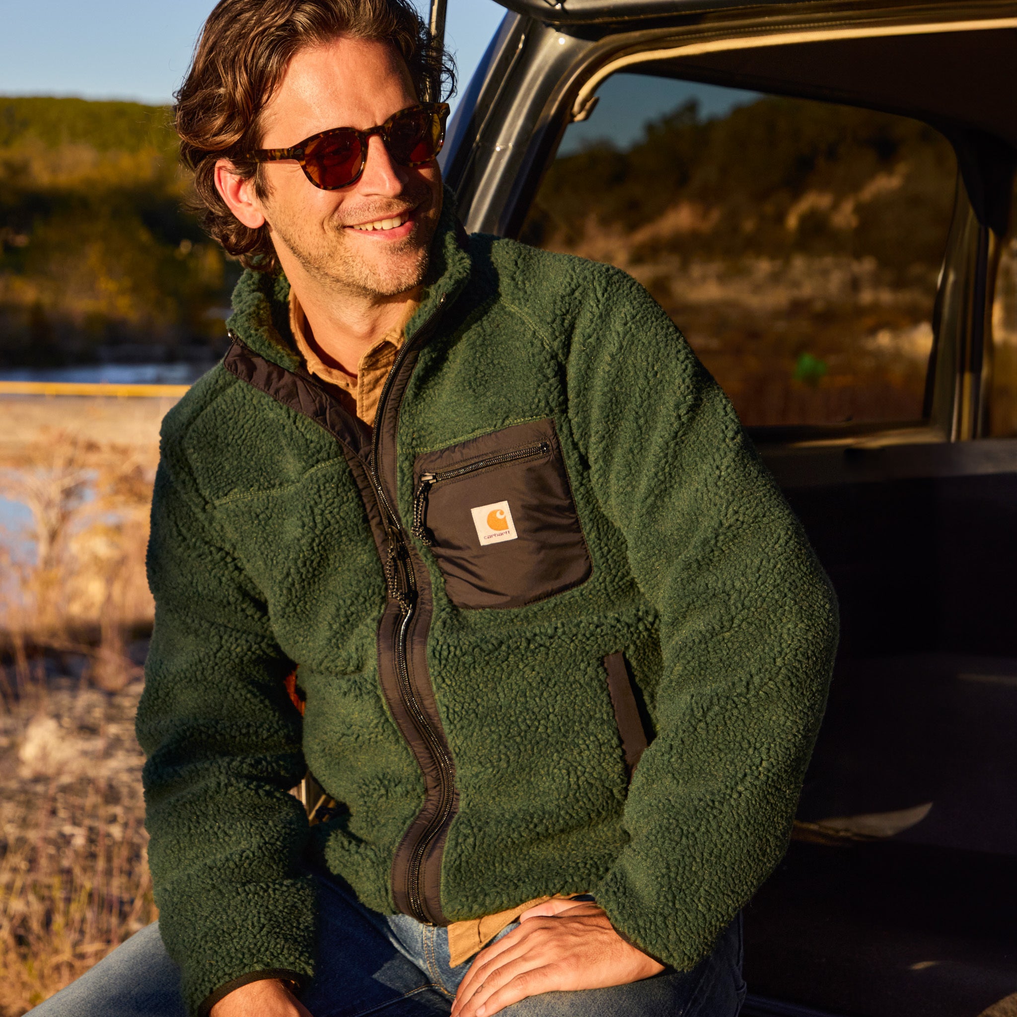 
                          Prentis Liner - Sycamore/Black - Carhartt WIP - STAG Provisions - Outerwear - Coat / Jacket
                        