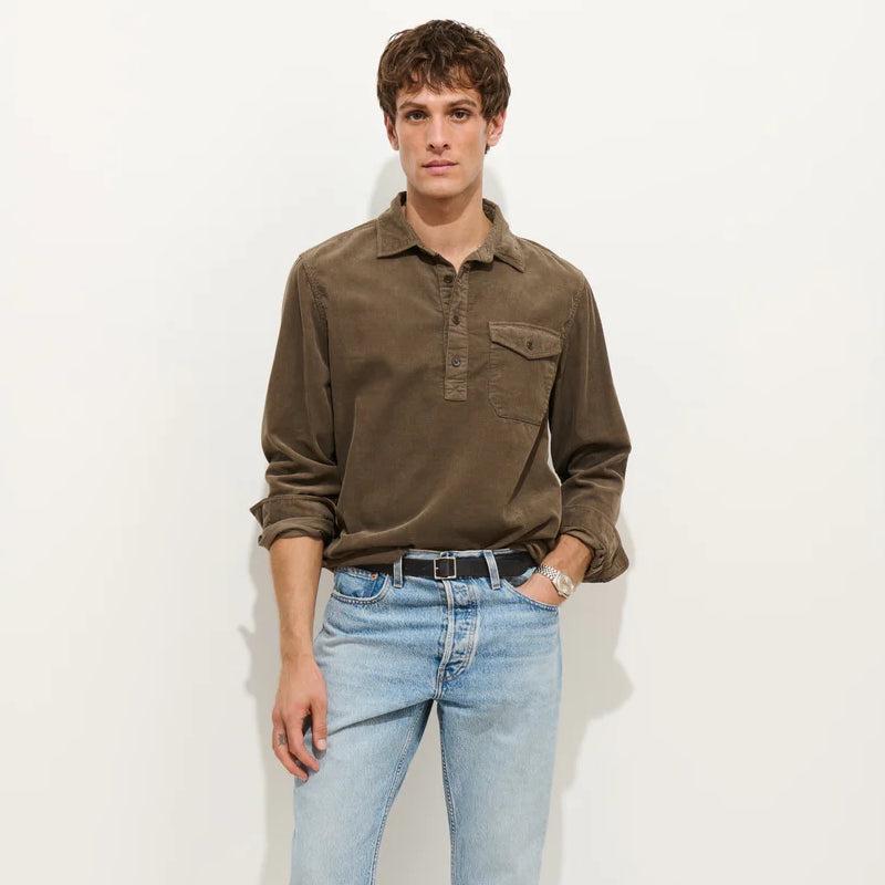 
                          Popover Cord Shirt - Umber - Alex Mill - STAG Provisions - Tops - L/S Woven - Corduroy
                        