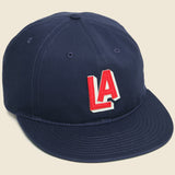 LA Angels 1942 PCL Cotton Hat - Navy - Ebbets Field Flannels - STAG Provisions - Accessories - Hats