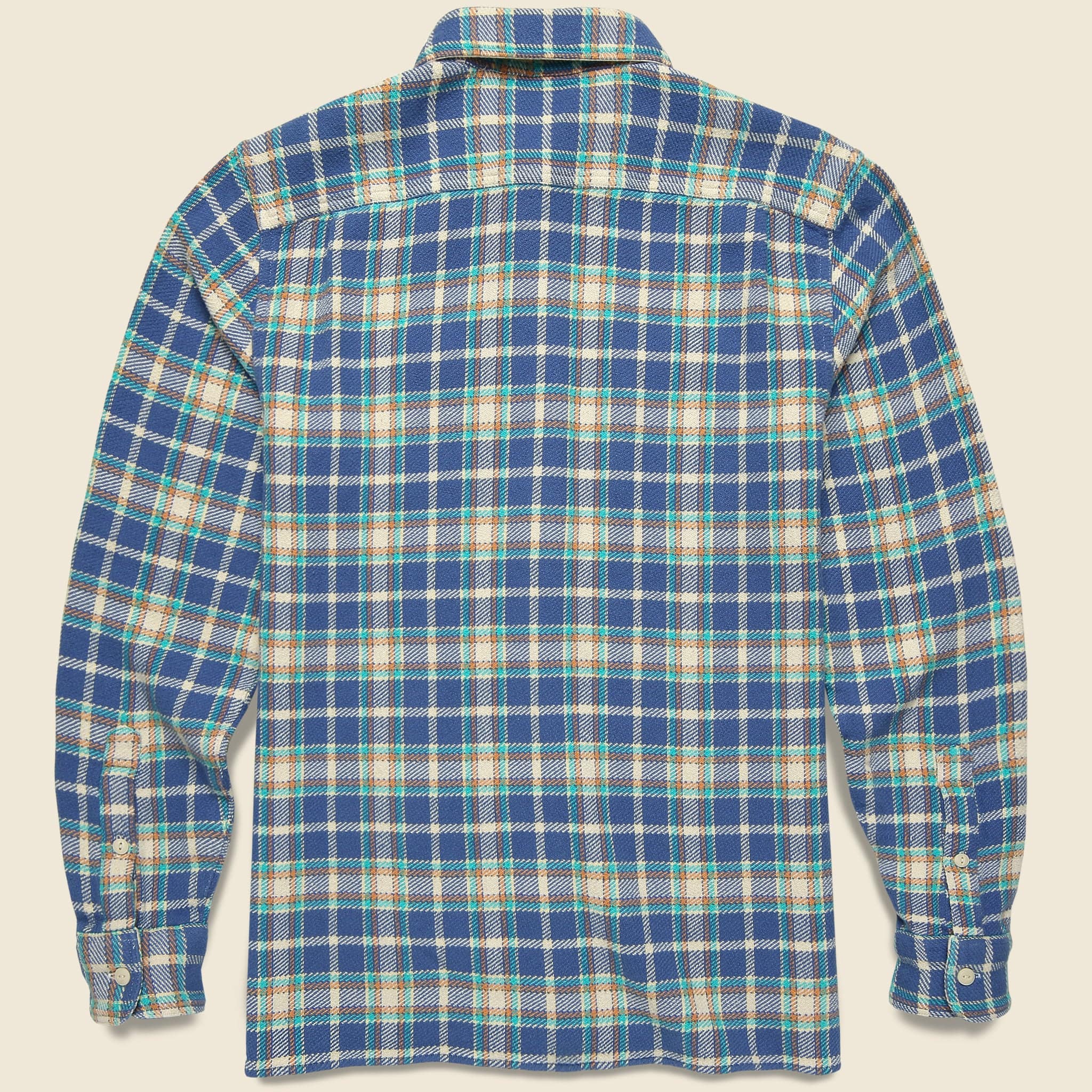 Surf Flannel - Landing Point Plaid - Faherty - STAG Provisions - Tops - L/S Woven - Plaid
