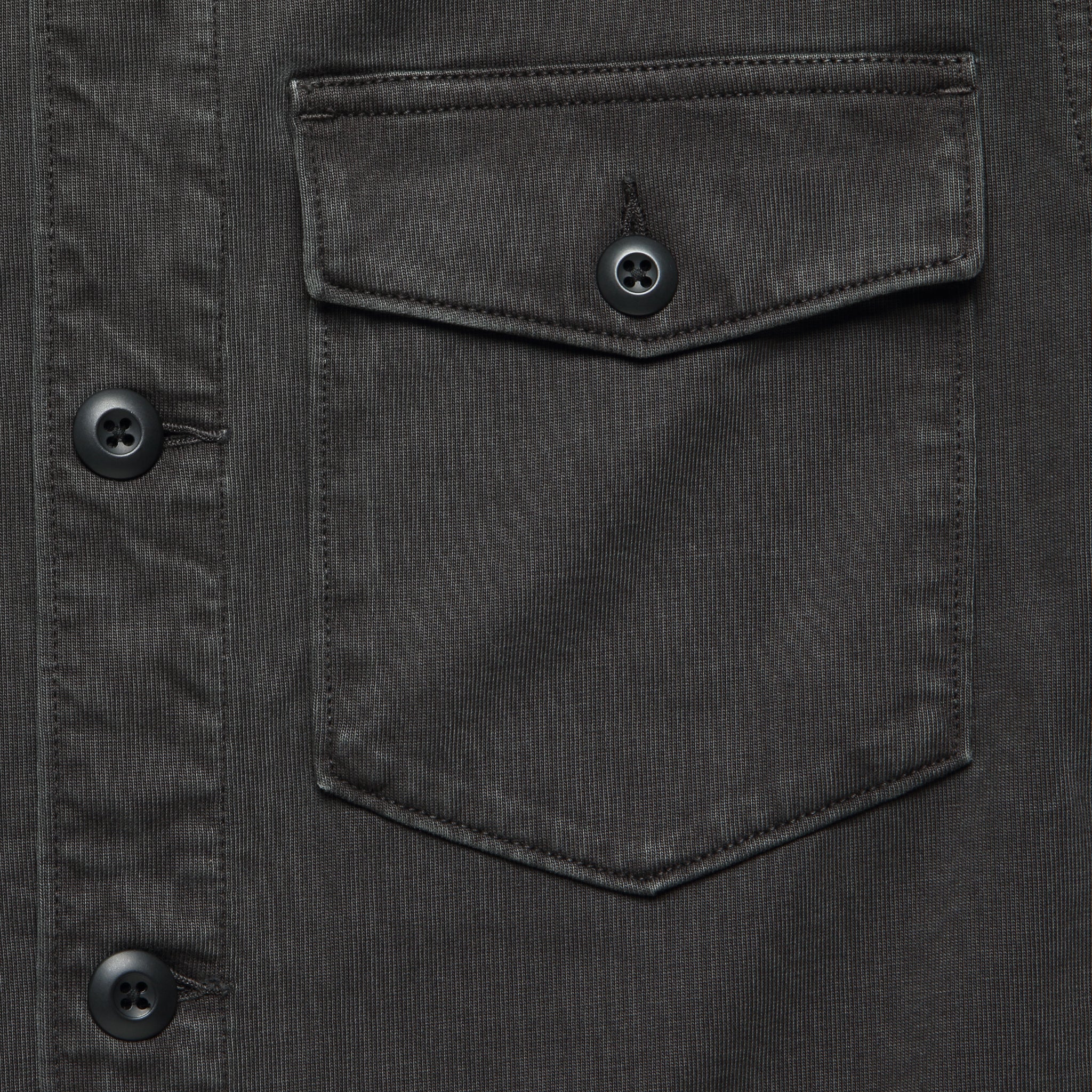 Jersey Shirt Jacket - Faded Charcoal - Faherty - STAG Provisions - Outerwear - Shirt Jacket