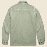 Jersey Shirt Jacket - Surplus Olive - Faherty - STAG Provisions - Outerwear - Shirt Jacket