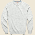 Jackson Crew Sweater - Ivory Ice Heather - Faherty - STAG Provisions - Tops - Sweater