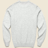 Jackson Crew Sweater - Ivory Ice Heather - Faherty - STAG Provisions - Tops - Sweater