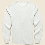 Thermal Surplus Crew - Light Dove Heather - Faherty - STAG Provisions - Tops - L/S Knit