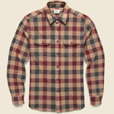 Legend Sweater Shirt - Sky Peak Buffalo - Faherty - STAG Provisions - Tops - L/S Woven - Plaid