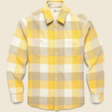 The Surf Flannel - Oak View Plaid - Faherty - STAG Provisions - Tops - L/S Woven - Plaid