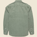 Chambray Workshirt - Desert Olive - Faherty - STAG Provisions - Tops - L/S Woven - Solid