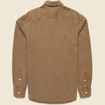 Chambray Workshirt - Sahara Khaki - Faherty - STAG Provisions - Tops - L/S Woven - Solid