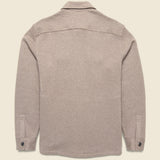 Inlet Knit Shirt Jacket - Walnut Melange - Faherty - STAG Provisions - Outerwear - Shirt Jacket