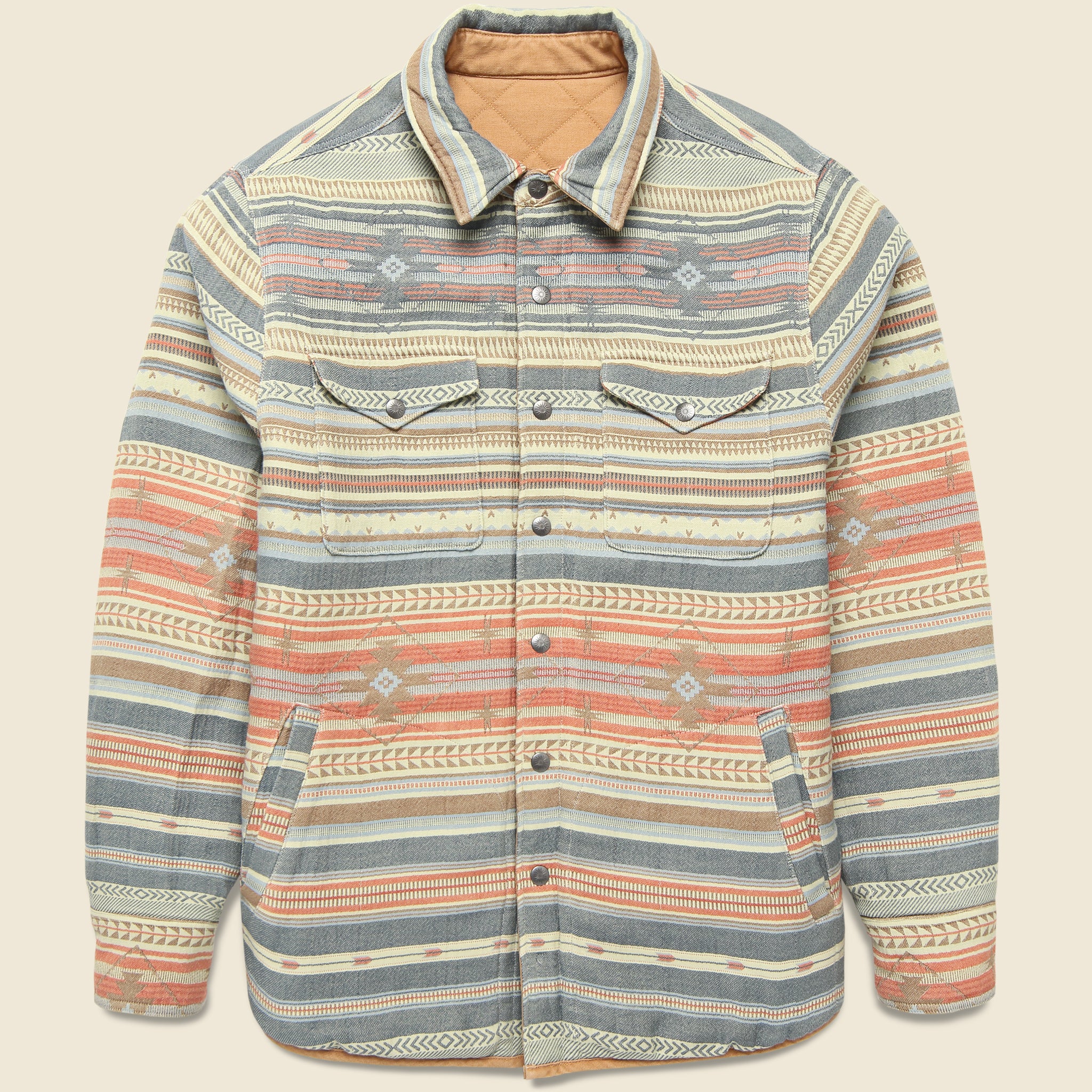 
                          Reversible Bondi Jacket - Palm - Faherty - STAG Provisions - Outerwear - Coat / Jacket
                        