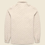 Epic Quilted Fleece CPO - Oatmeal - Faherty - STAG Provisions - Outerwear - Shirt Jacket
