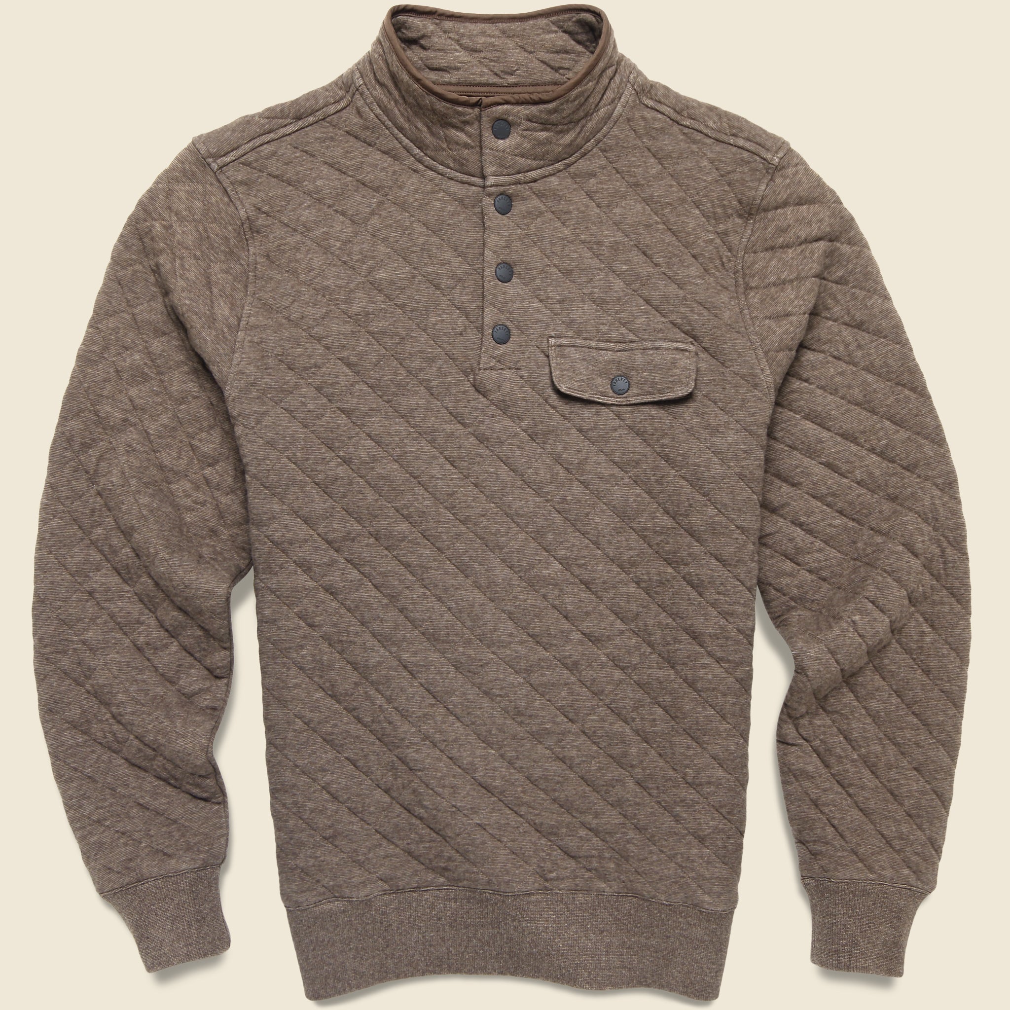 Epic Quilted Fleece Pullover - Mountain Branch - Faherty - STAG Provisions - Tops - Fleece / Sweatshirt