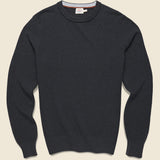 Jackson Crew Sweater - Wolf Black Heather - Faherty - STAG Provisions - Tops - Sweater