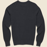 Jackson Crew Sweater - Wolf Black Heather - Faherty - STAG Provisions - Tops - Sweater