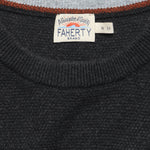 Jackson Crew Sweater - Wolf Black Heather - Faherty - STAG Provisions - Tops - Sweater