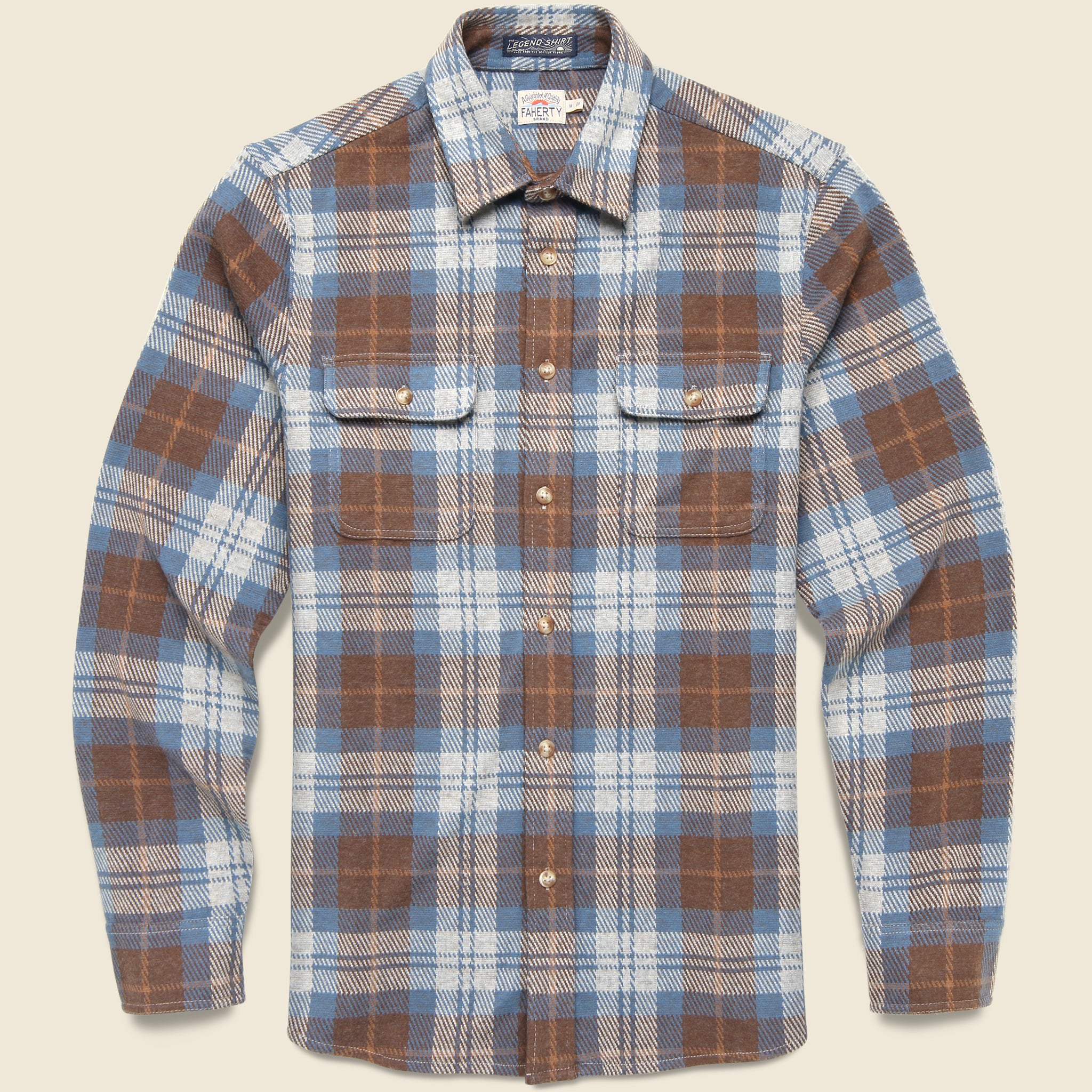 Legend Sweater Shirt - Bear River Plaid - Faherty - STAG Provisions - Tops - L/S Woven - Plaid