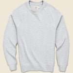Legend Sweater Crew - Light Grey - Faherty - STAG Provisions - Tops - Fleece / Sweatshirt