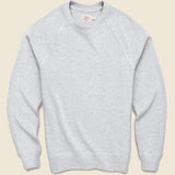 Legend Sweater Crew - Light Grey - Faherty - STAG Provisions - Tops - Fleece / Sweatshirt