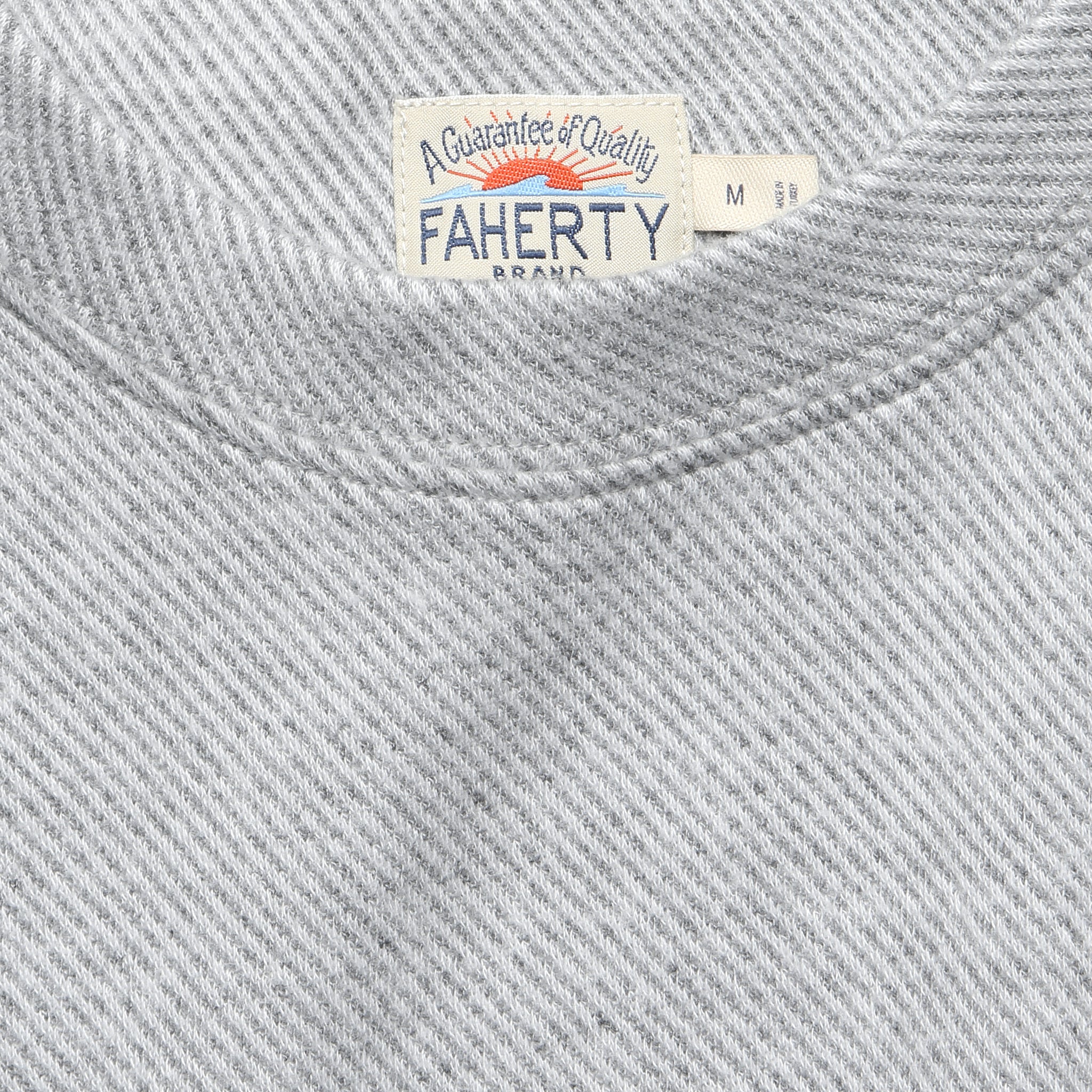 Legend Sweater Crew - Light Grey - Faherty - STAG Provisions - Tops - Fleece / Sweatshirt