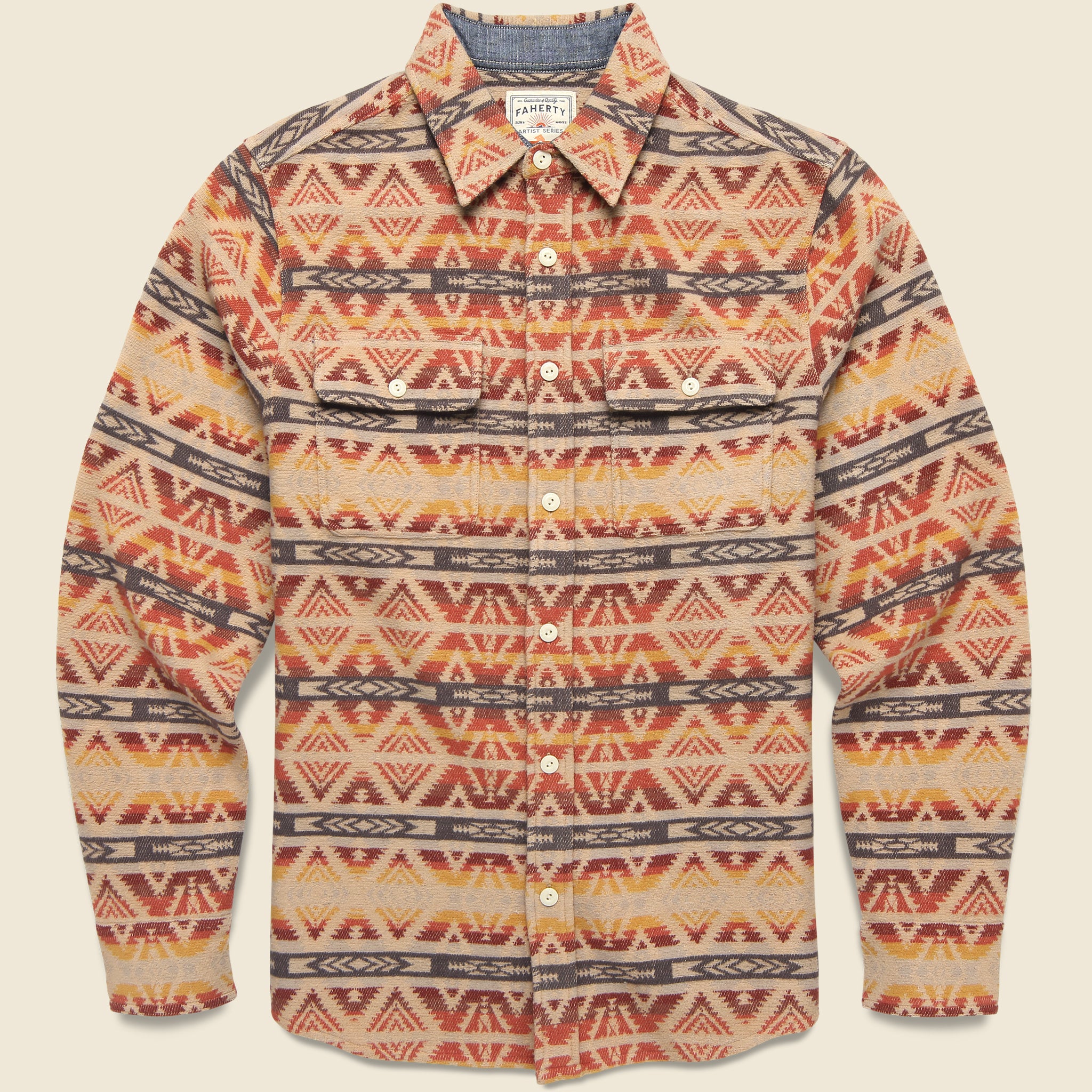 Lehi Canyon Overshirt - Uzumate - Faherty - STAG Provisions - Tops - L/S Woven - Overshirt