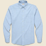 Stretch Oxford Shirt - Cloud Chalk Stripe - Faherty - STAG Provisions - Tops - L/S Woven - Stripe