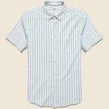 Breeze Shirt - Sky Shell Stripe - Faherty - STAG Provisions - Tops - S/S Woven - Stripe