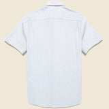 Short Sleeve Supima Oxford Shirt - Classic Stripe - Faherty - STAG Provisions - Tops - S/S Woven - Stripe