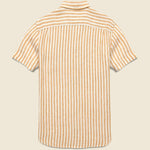 Palma Linen Shirt - Ivory Stripe - Faherty - STAG Provisions - Tops - S/S Woven - Stripe