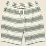 8" Whitewater Sweatshorts - Shell Point Stripe - Faherty - STAG Provisions - Shorts - Lounge