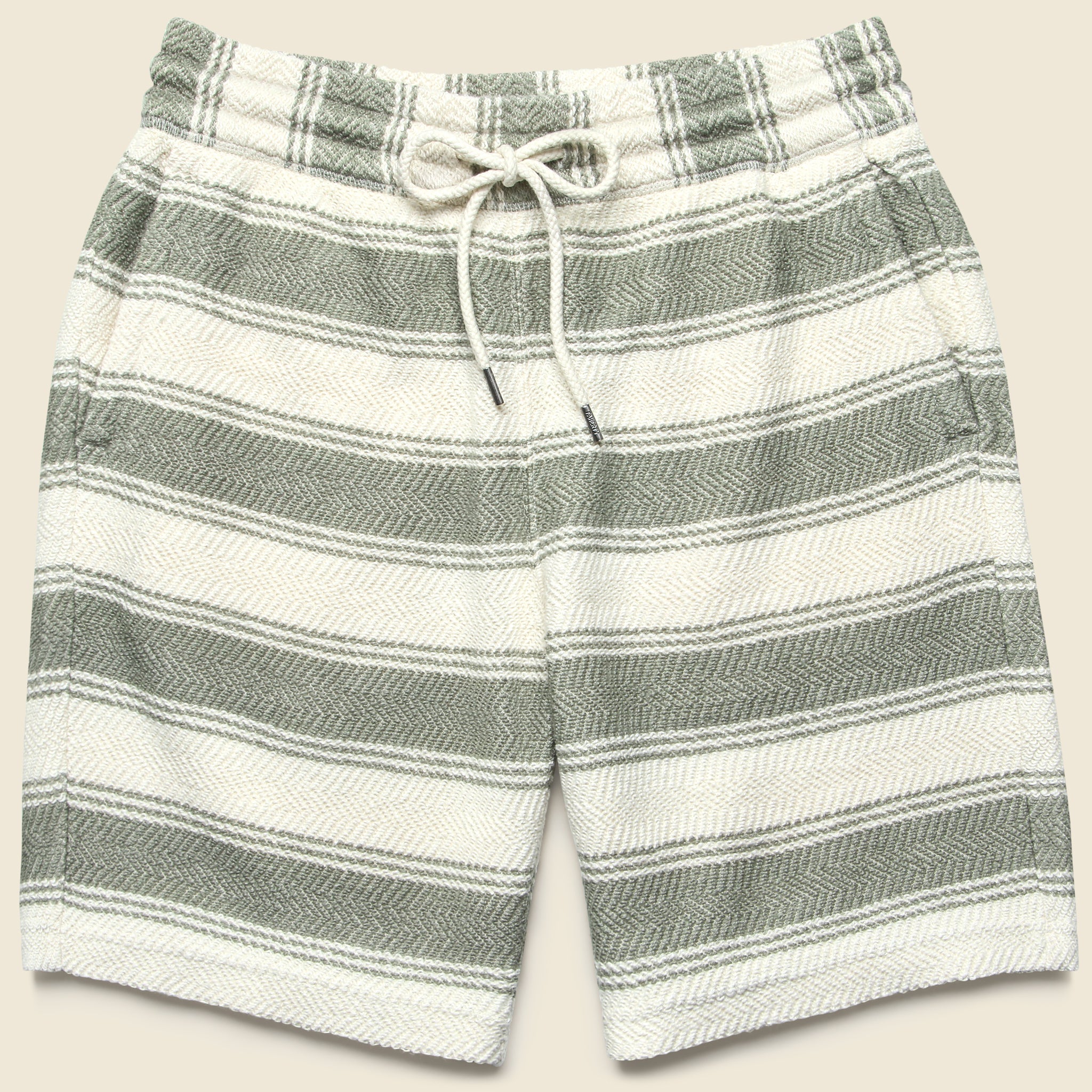 8" Whitewater Sweatshorts - Shell Point Stripe - Faherty - STAG Provisions - Shorts - Lounge