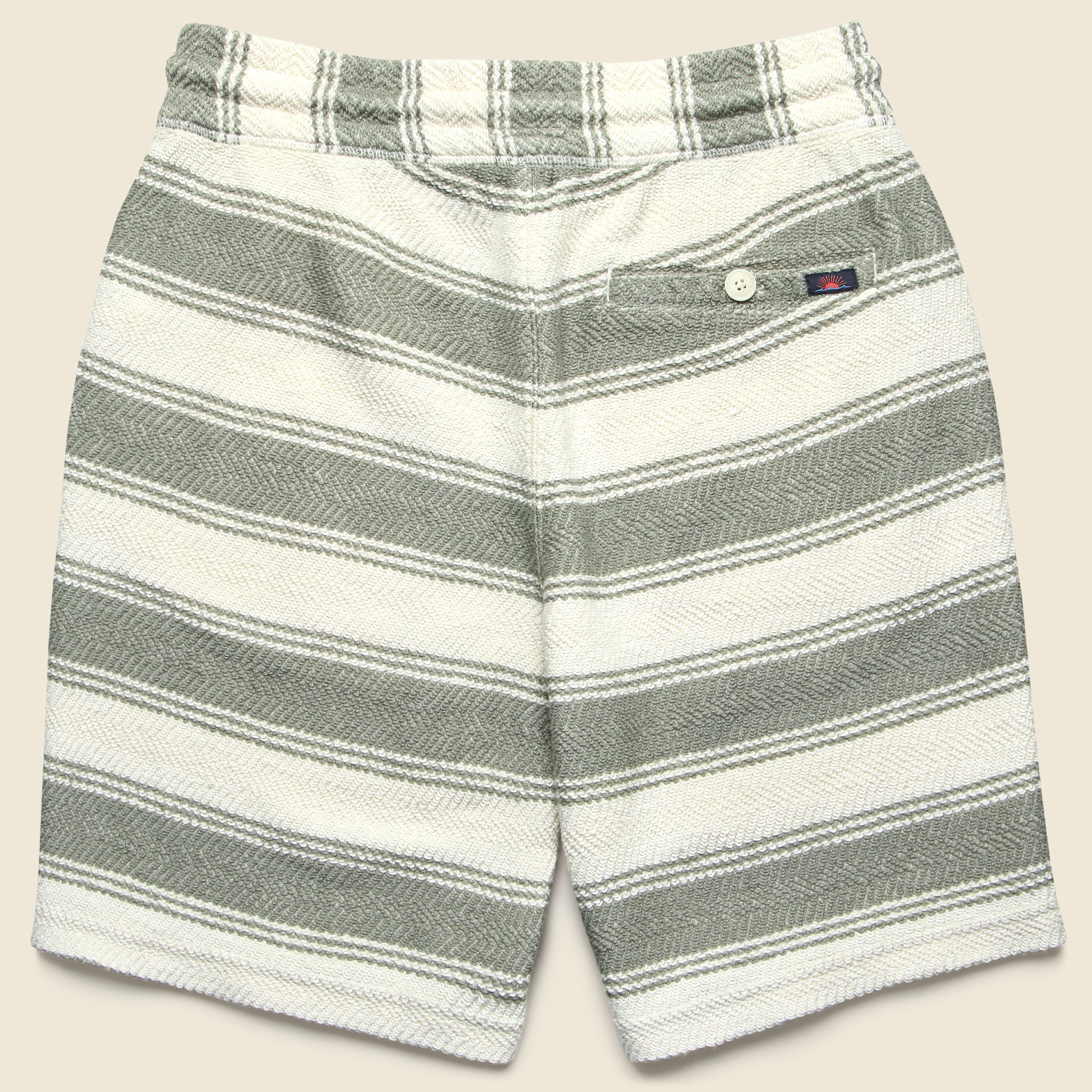 8" Whitewater Sweatshorts - Shell Point Stripe - Faherty - STAG Provisions - Shorts - Lounge
