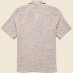 Laguna Camp Shirt - Khaki Pincheck - Faherty - STAG Provisions - Tops - S/S Woven - Other Pattern