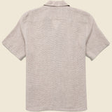 Laguna Camp Shirt - Khaki Pincheck - Faherty - STAG Provisions - Tops - S/S Woven - Other Pattern