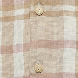 Palma Linen Shirt - Mauve Sand Plaid - Faherty - STAG Provisions - Tops - S/S Woven - Plaid