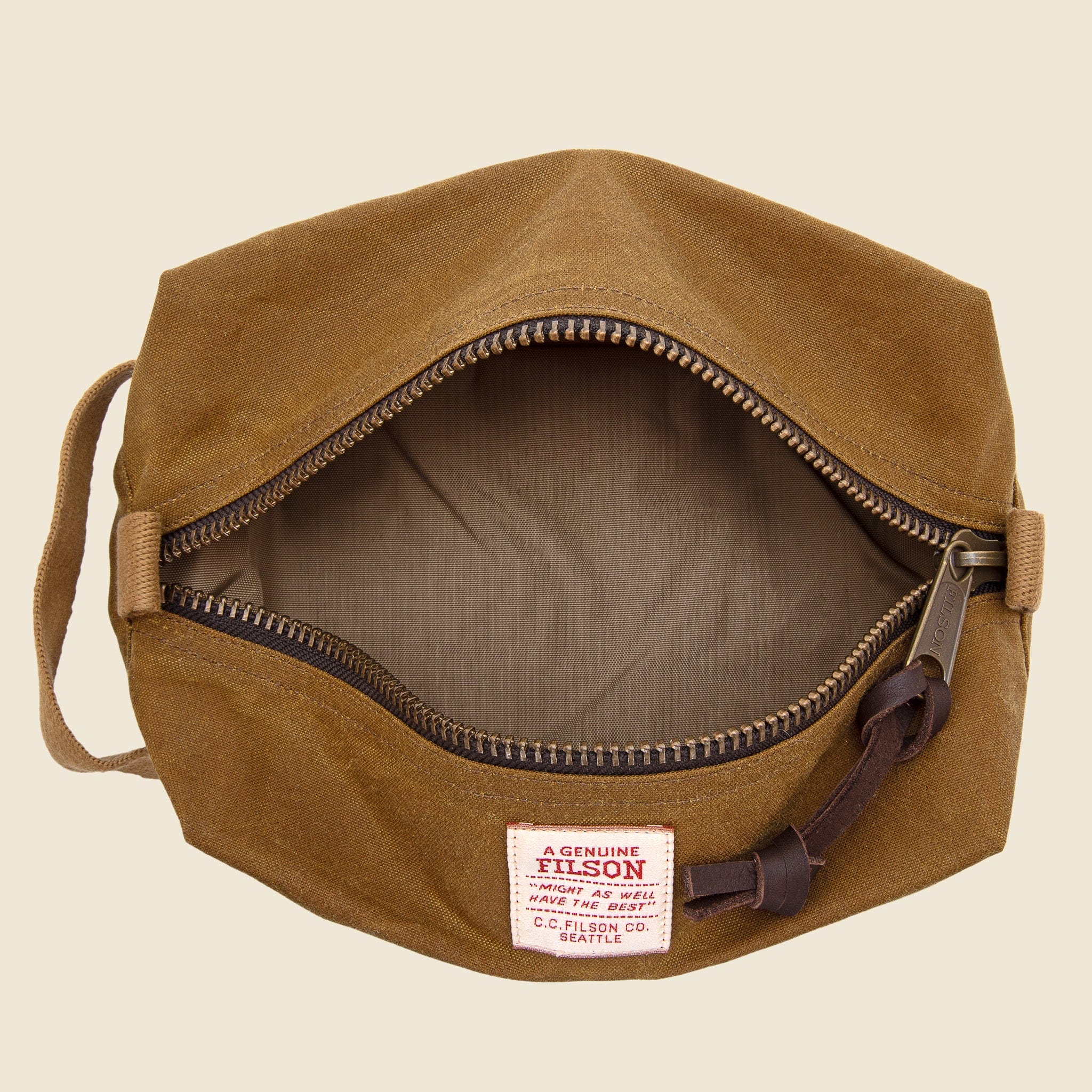 
                          Tin Cloth Travel Kit - Dark Tan - Filson - STAG Provisions - Accessories - Bags / Luggage
                        