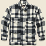 Mackinaw Wool Cruiser Jacket - Natural/Black Heritage Plaid - Filson - STAG Provisions - Outerwear - Coat / Jacket