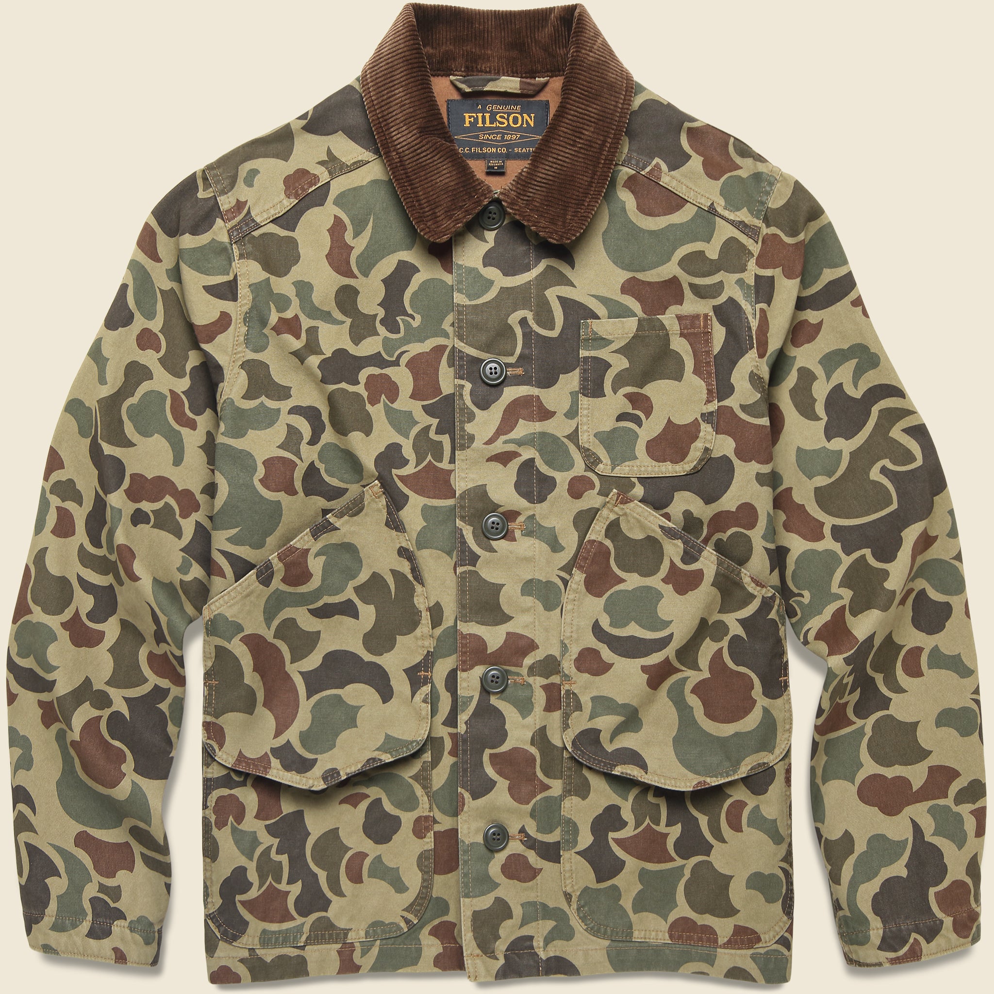 Canvas Outfitter Jacket - Camo - Filson - STAG Provisions - Outerwear - Coat / Jacket