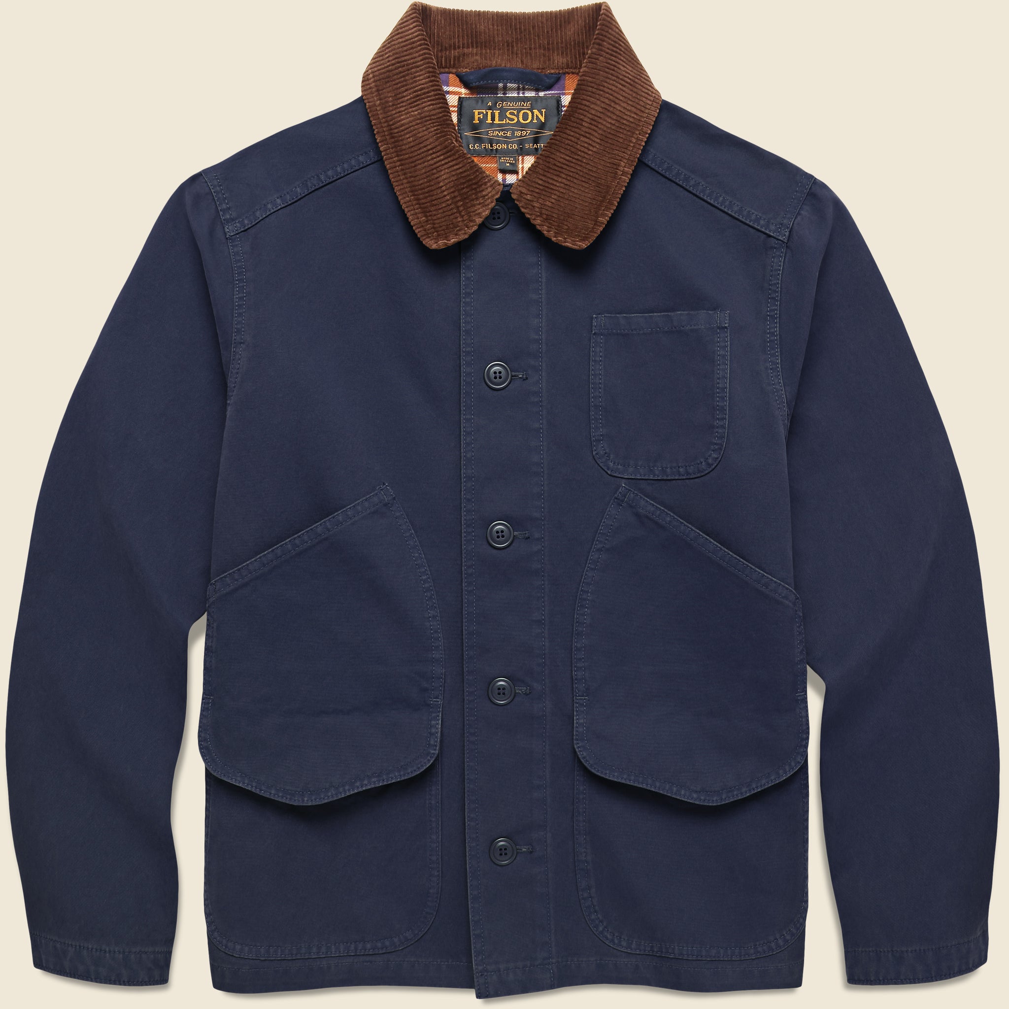 Canvas Outfitter Jacket - Blue Mussel