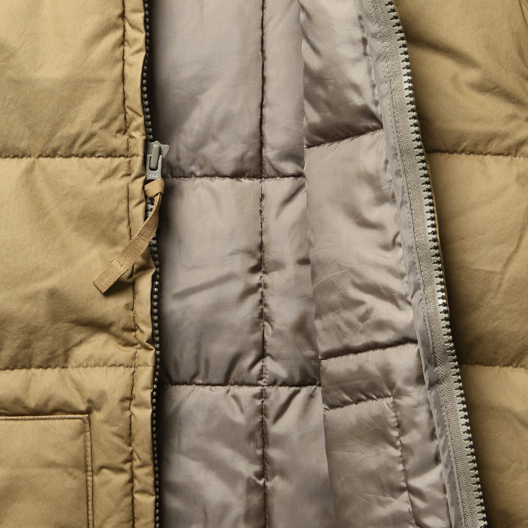 
                          Heritage Cotton Down Jacket - Light Brown
                        
