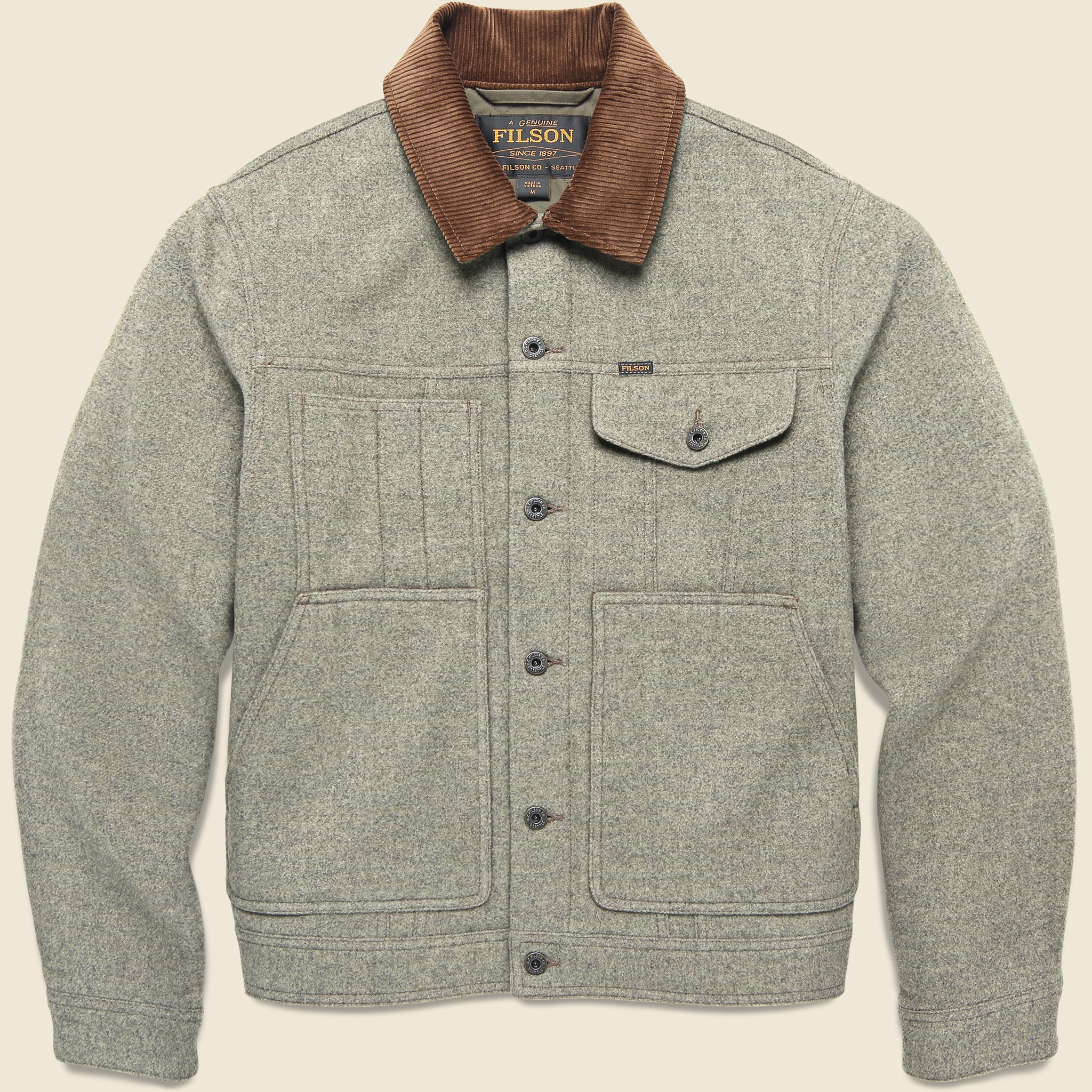Spokane Insulated Short Cruiser - Heather Grey
