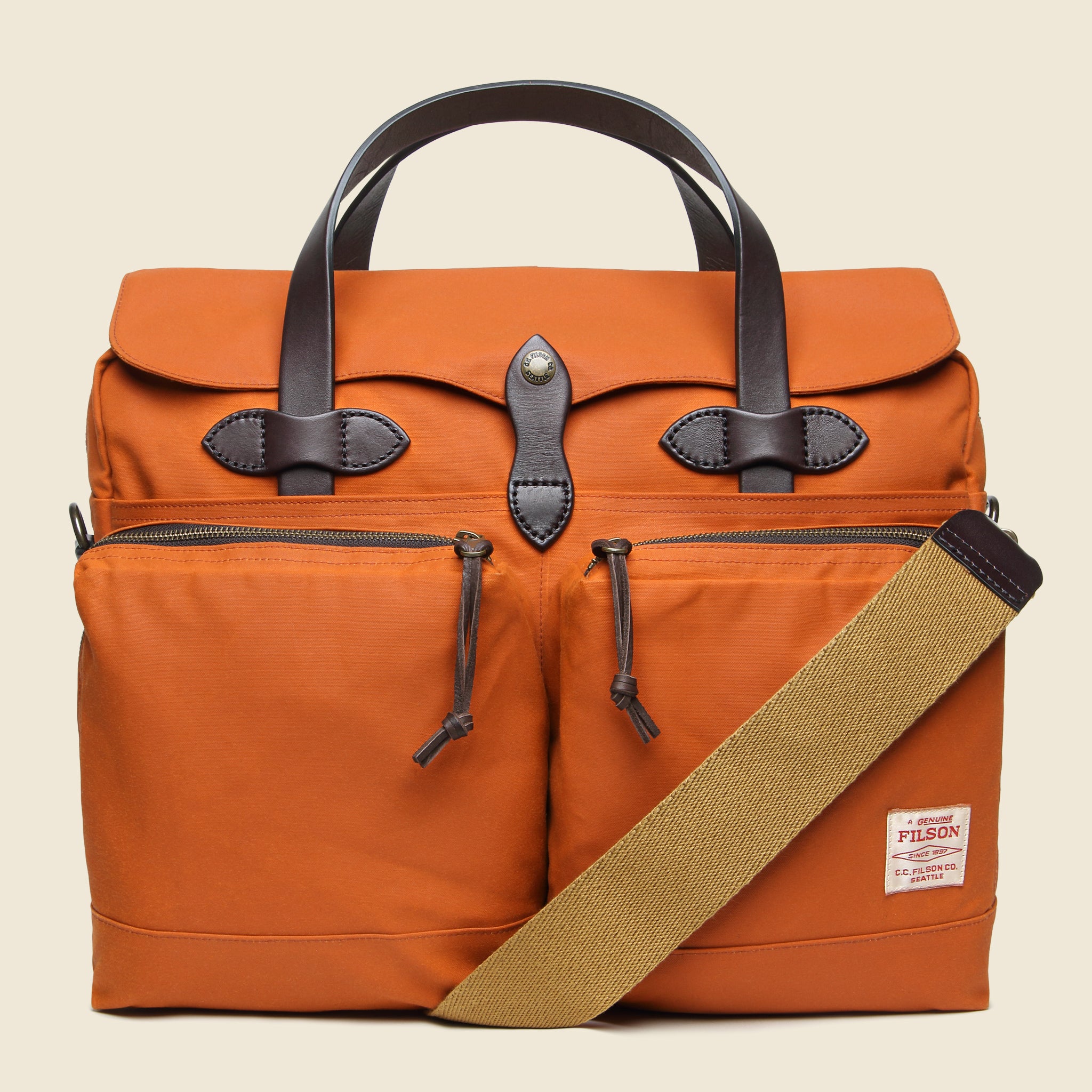24 Hour Tin Briefcase - Rust - Filson - STAG Provisions - Accessories - Bags / Luggage