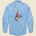 Bucking Bronco Western Shirt - Fort Lonesome - STAG Provisions - Tops - L/S Woven - Other Pattern