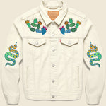 Cactus & Snake Trucker Jacket - Fort Lonesome - STAG Provisions - Outerwear - Coat / Jacket