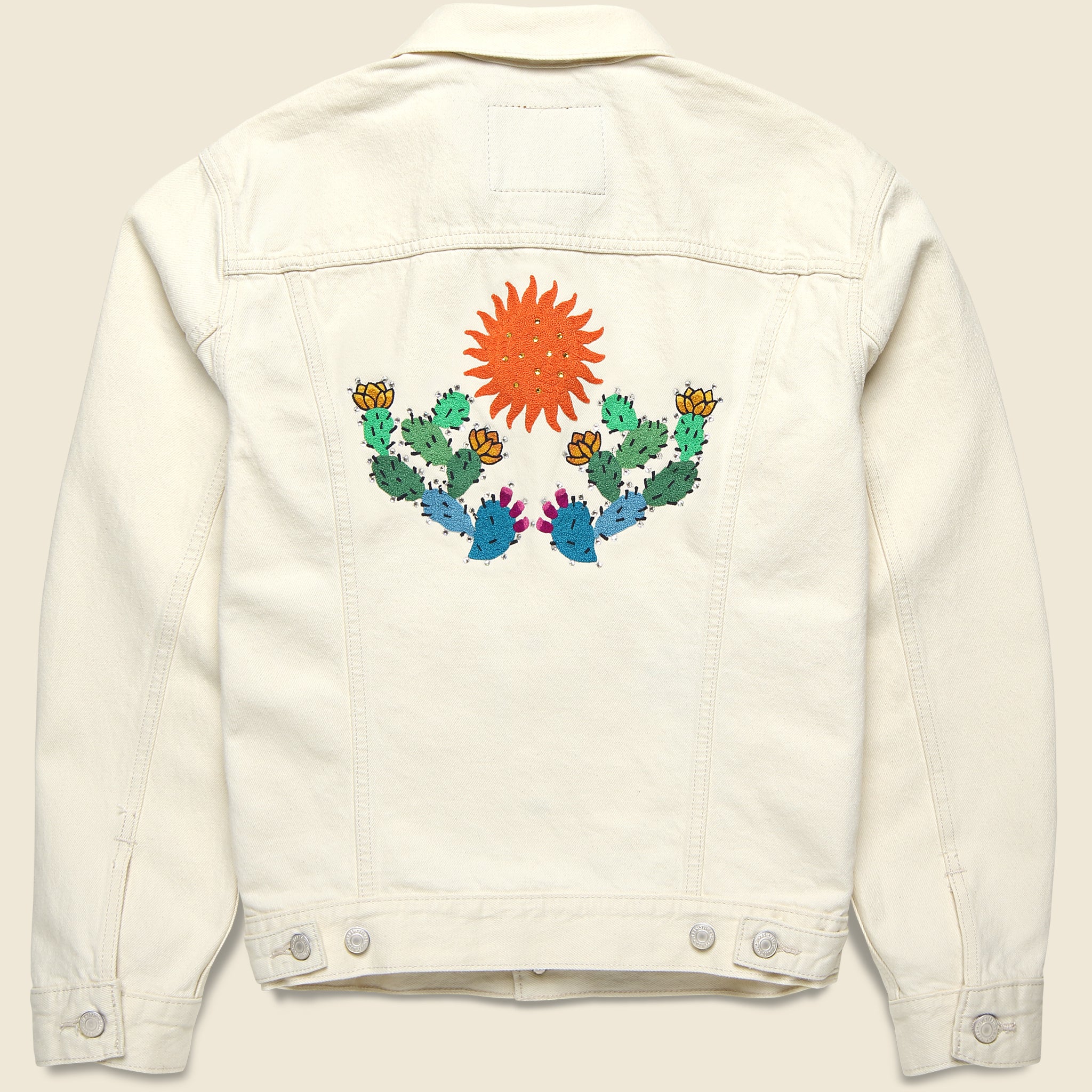 
                          Cactus &amp; Snake Trucker Jacket - Fort Lonesome - STAG Provisions - Outerwear - Coat / Jacket
                        