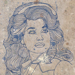 Embroidered Framed Dolly Parton - Future Vagabond - STAG Provisions - Home - Art & Accessories - Print