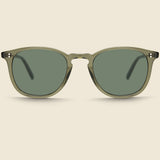 Kinney 49mm - Bio Deep Olive/Semi-Flat Pure - Garrett Leight - STAG Provisions - Accessories - Eyewear