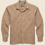 Brushed Tonal Patchwork Shirt - Tan - Gitman Vintage - STAG Provisions - Tops - L/S Woven - Overshirt