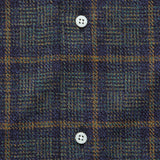 Brushed Cotton Tweed Shirt - Blue - Gitman Vintage - STAG Provisions - Tops - L/S Woven - Plaid